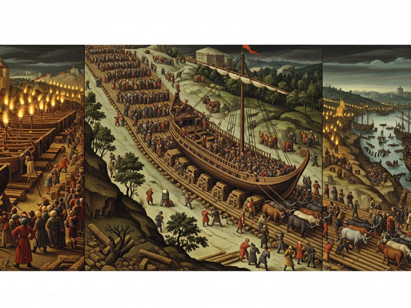 Gemiler Karadan Nasıl Yürütüldü?